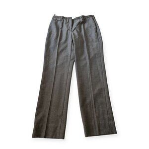 Prada Gray Wool Dress Pants, Size Italian 46/L, with matching belt, runway